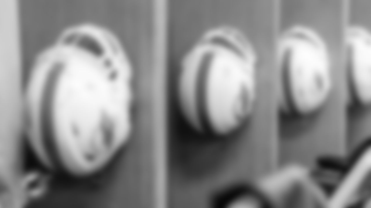 Miami Dolphins locker room before an NFL football game against the Pittsburgh Steelers on Monday, Dec. 15, 2025 in Pittsburgh, PA. (Tomas Diniz Santos/Miami Dolphins via AP)