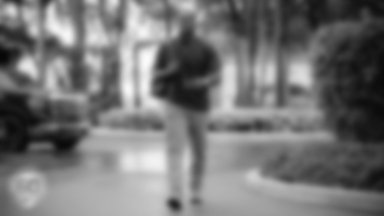 Miami Dolphins linebacker K.J. Britt (3) arrives before an NFL football game against the Cincinnati Bengals on Sunday, Dec. 21, 2025 in Miami Gardens, FL. (Raul Maristany/Miami Dolphins via AP)