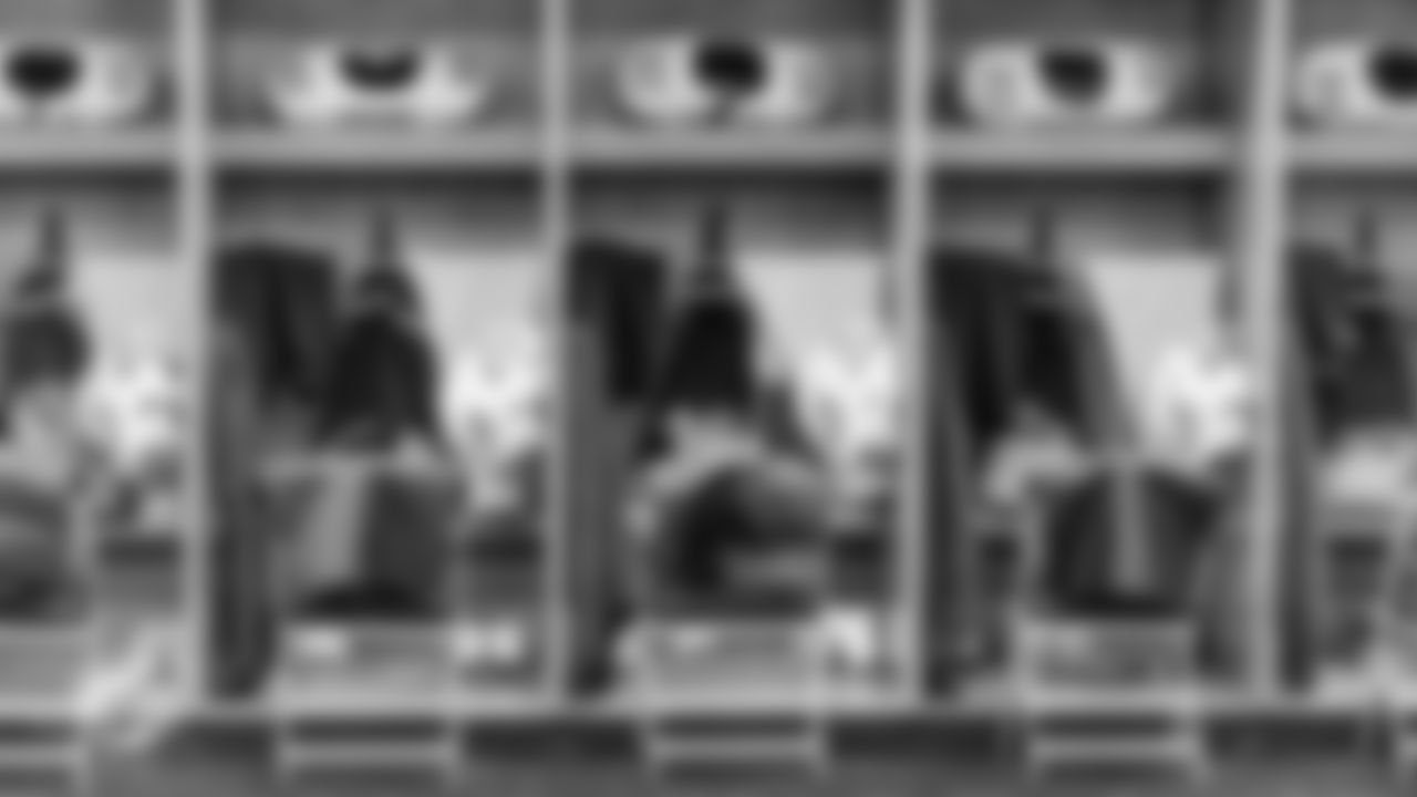 Miami Dolphins locker room before an NFL football game against the Pittsburgh Steelers on Monday, Dec. 15, 2025 in Pittsburgh, PA. (Tomas Diniz Santos/Miami Dolphins via AP)