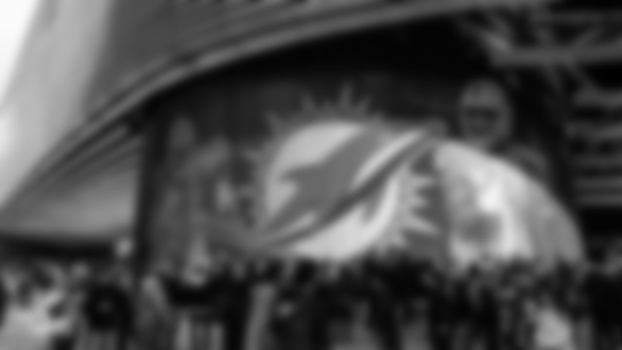 Exterior view of Bernabéu Stadium before an NFL football game against the Washington Commanders on Sunday, Nov. 16, 2025 in Madrid. (Robby Illanes/Miami Dolphins via AP)