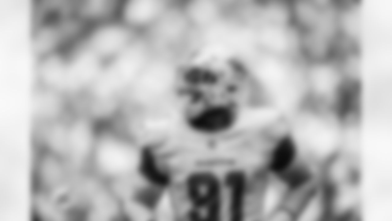 ÅÝܽÊÓÆµ Dolphins defensive end Emmanuel Ogbah (91) during an NFL football game against the New York Giants, Sunday, Oct. 8, 2023 in ÅÝܽÊÓÆµ Gardens, Fla. (Peter McMahon/ÅÝܽÊÓÆµ Dolphins)