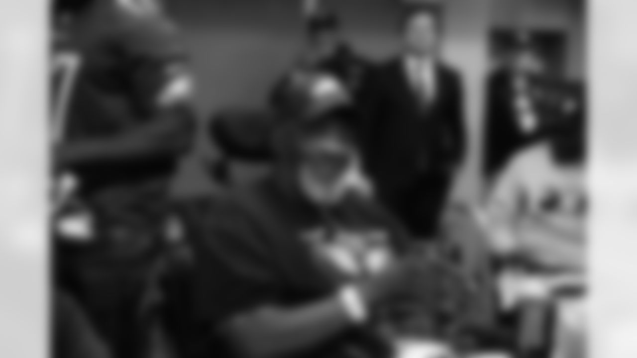 The Eagles crew visiting Philadelphia VA Hospital.