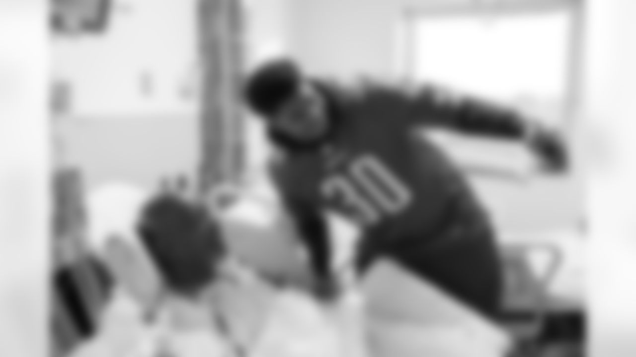 The Eagles crew visiting Philadelphia VA Hospital.