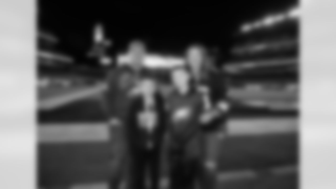 The event featured dinner, an on-field photo opportunity, raffle prizes, and a private screening of Lilo + Stitch.