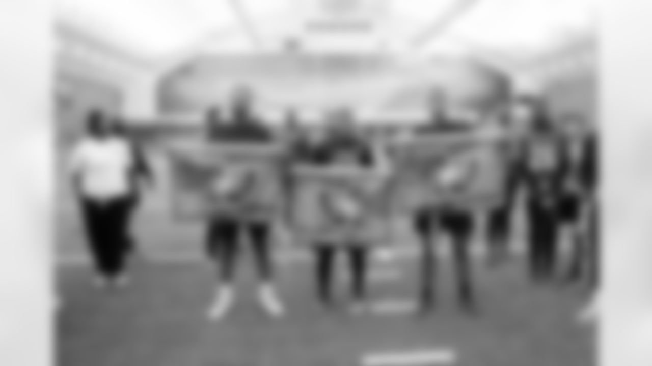 Eagles and Toyota Salute to Service Flag Football Game