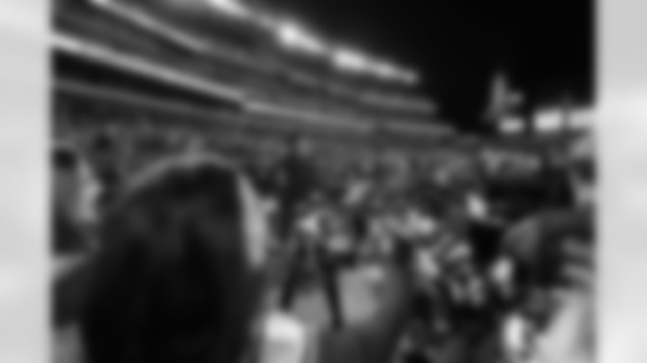 Appearing on NBC "Football Night in America"