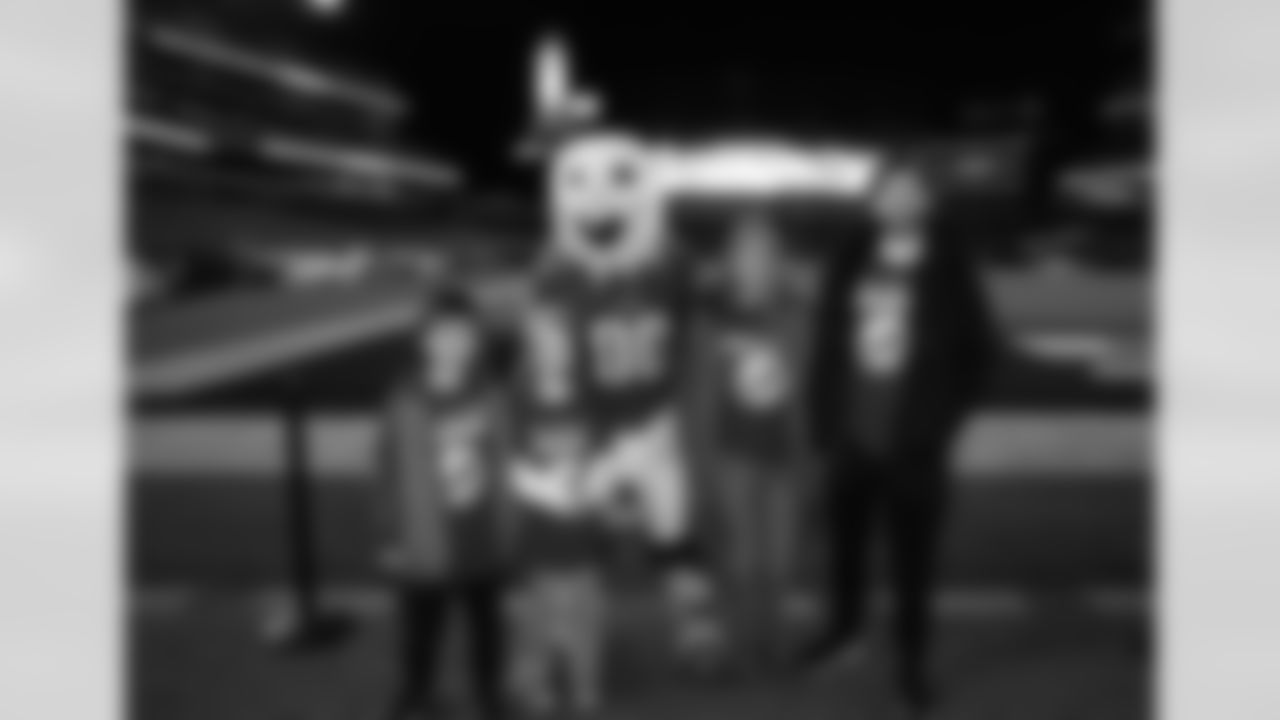 The event featured dinner, an on-field photo opportunity, raffle prizes, and a private screening of Lilo + Stitch.