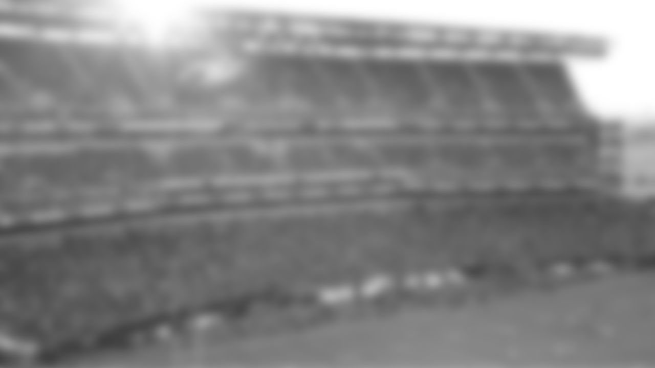 Sold out crowd at the Eagles Public Practice