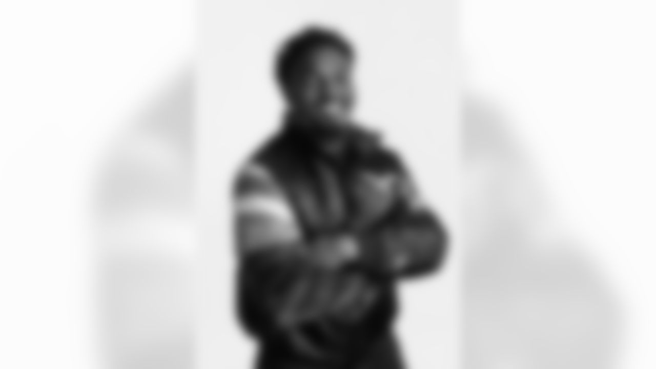 Jaelan Phillips and Nakobe Dean in the new Eagles starter jackets.