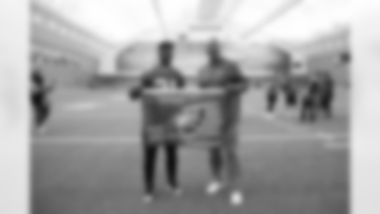 Eagles and Toyota Salute to Service Flag Football Game