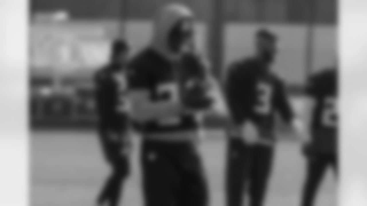 Atlanta Falcons cornerback A.J. Terrell Jr. #24 during practice at the FC Union Berlin Training Facility in Berlin, Germany on Friday, November 7, 2025. (Photo by Taylor McLaughlin/Atlanta Falcons)