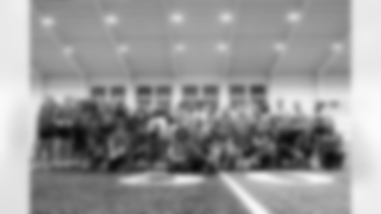 Scenes from the GACA Girls Flag Football All-Star Game at the Atlanta Falcons Training Facility in Flowery Branch, Ga. on Saturday, February 21, 2026. (Photo by Steven Burroughs/Atlanta Falcons)