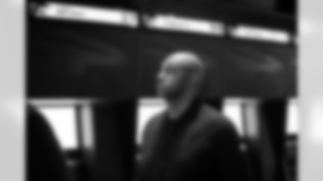 Atlanta Falcons General Manager Ian Cunningham arrives at the Atlanta Falcons Training Facility in Flowery Branch, Ga. on Monday, February 2, 2026. (Photo by Jay Bendlin/Atlanta Falcons)