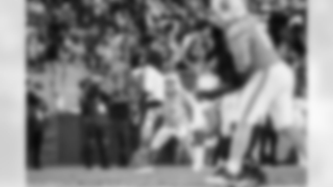 Atlanta Falcons cornerback Dee Alford #20 intercepts the ball during the Week 15 Game against the Tampa Bay Buccaneers at Raymond James Stadium in Tampa, Florida on Thursday, December 11, 2025. (Photo by Jay Bendlin/Atlanta Falcons)