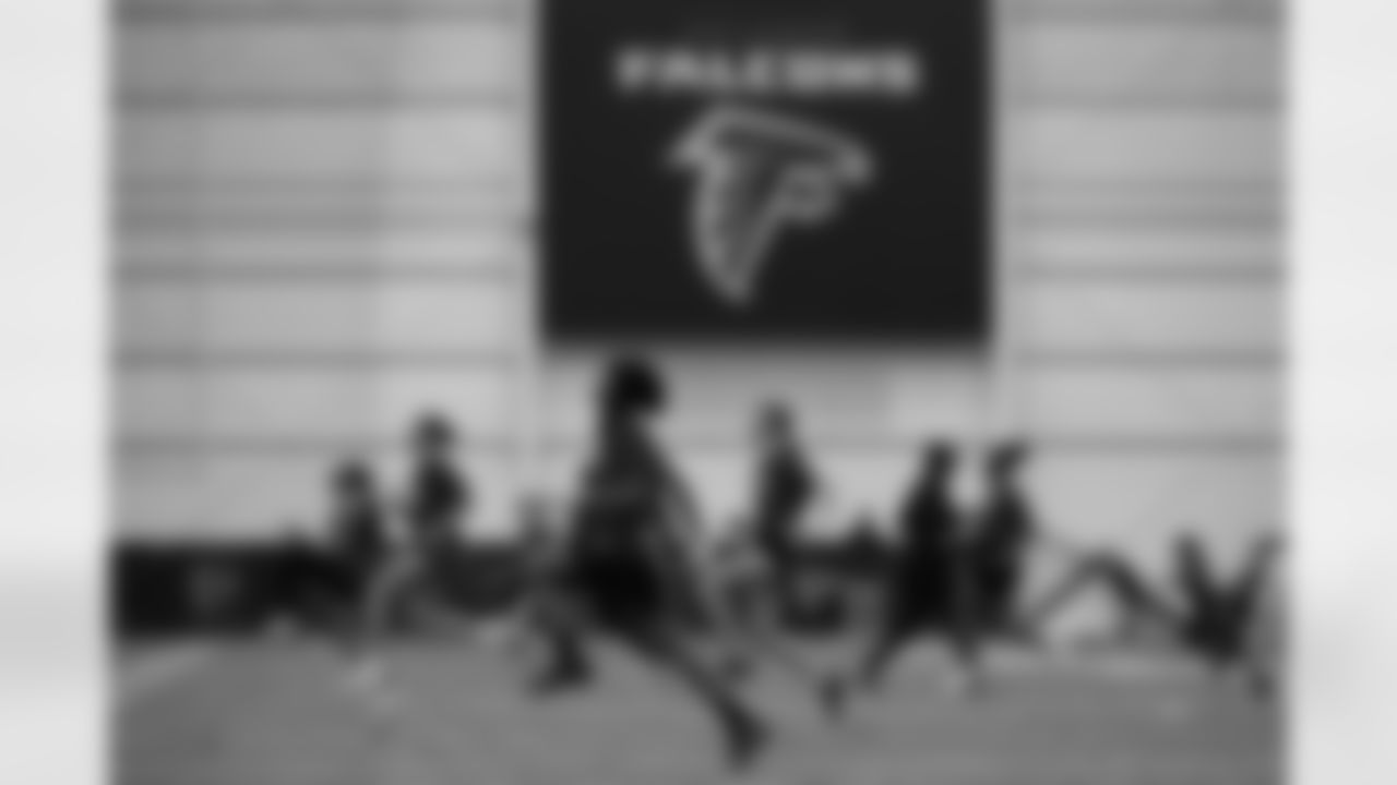 Scenes from the Atlanta Falcons Girls Flag Clinic at the Atlanta Falcons Training Facility in Flowery Branch, Ga. on Tuesday, February 17, 2026. (Photo by Kathryn Skeean/Atlanta Falcons)