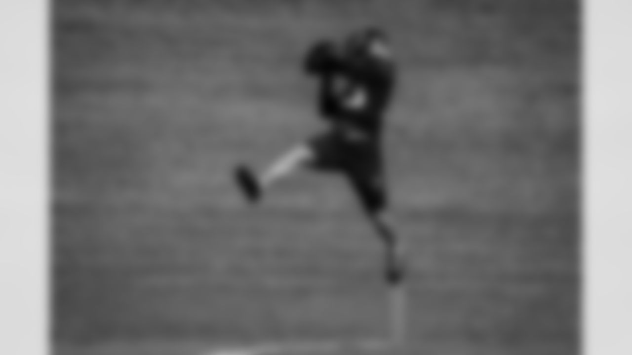 Atlanta Falcons defensive back Billy Bowman Jr. #33 during practice at Atlanta Falcons Training Facility in Flowery Branch, Georgia, on Wednesday, November 5, 2025. (Photo by Jay Bendlin/Atlanta Falcons)