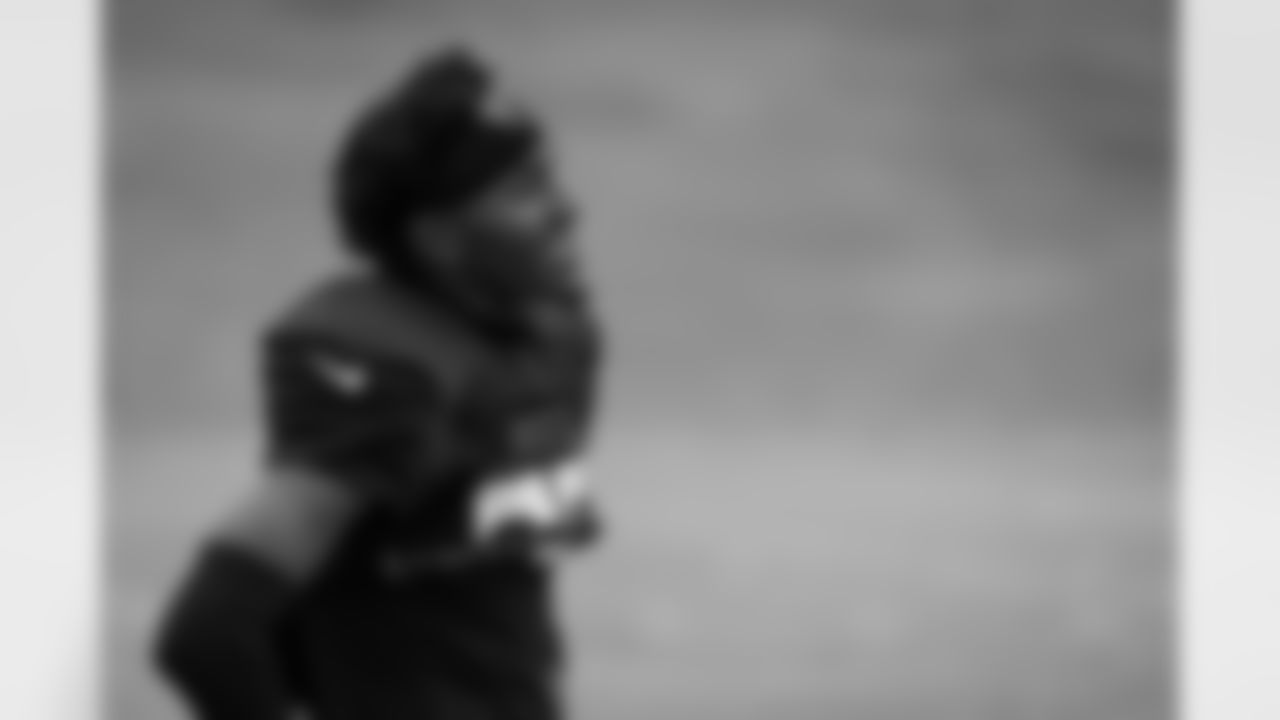 Atlanta Falcons cornerback Natrone Brooks #35 during practice at Atlanta Falcons Training Facility in Flowery Branch, Georgia, on Thursday, November 20, 2025. (Photo by Jay Bendlin/Atlanta Falcons)