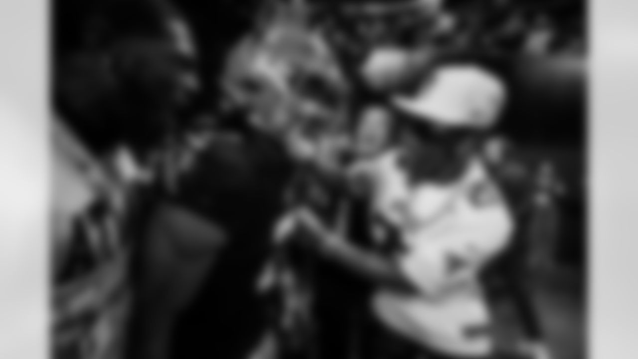 Atlanta Falcons running back Bijan Robinson #7 celebrates after scoring a touchdown during the Week 17 Game against the Los Angeles Rams at Mercedes-Benz Stadium in Atlanta, Georgia on Monday, December 29, 2025. (Photo by AJ Reynolds/Atlanta Falcons)