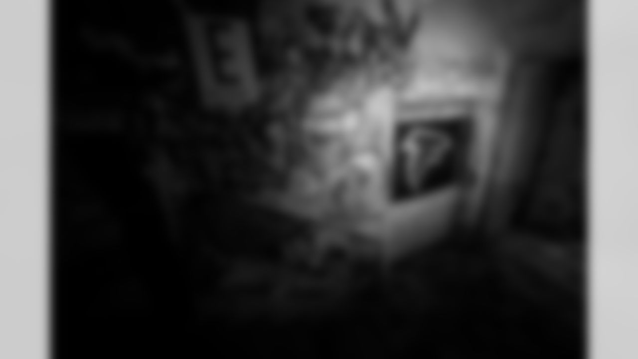 Scenes from Falcons Haus presented by Airbnb at Fotografiska Berlin in Berlin, Germany on Saturday, November 8, 2025. (Photo by Jay Bendlin/Atlanta Falcons)