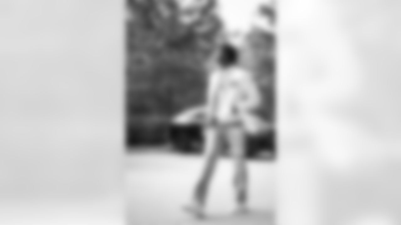 Atlanta Falcons cornerback Cobee Bryant #37 arrives before the Week 11 Game against the Carolina Panthers at Mercedes-Benz Stadium in Atlanta, Georgia on Sunday, November 16, 2025. (Photo by Jay Bendlin/Atlanta Falcons)