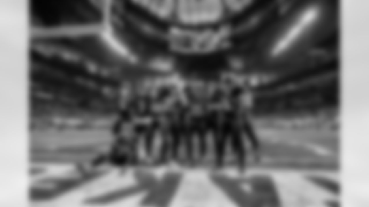 Atlanta Falcons cornerback Dee Alford #20 makes an interception during the Week 18 Game against the New Orleans Saints at Mercedes-Benz Stadium in Atlanta, Georgia on Sunday, January 4, 2026. (Photo by Matthew Grimes/Atlanta Falcons)