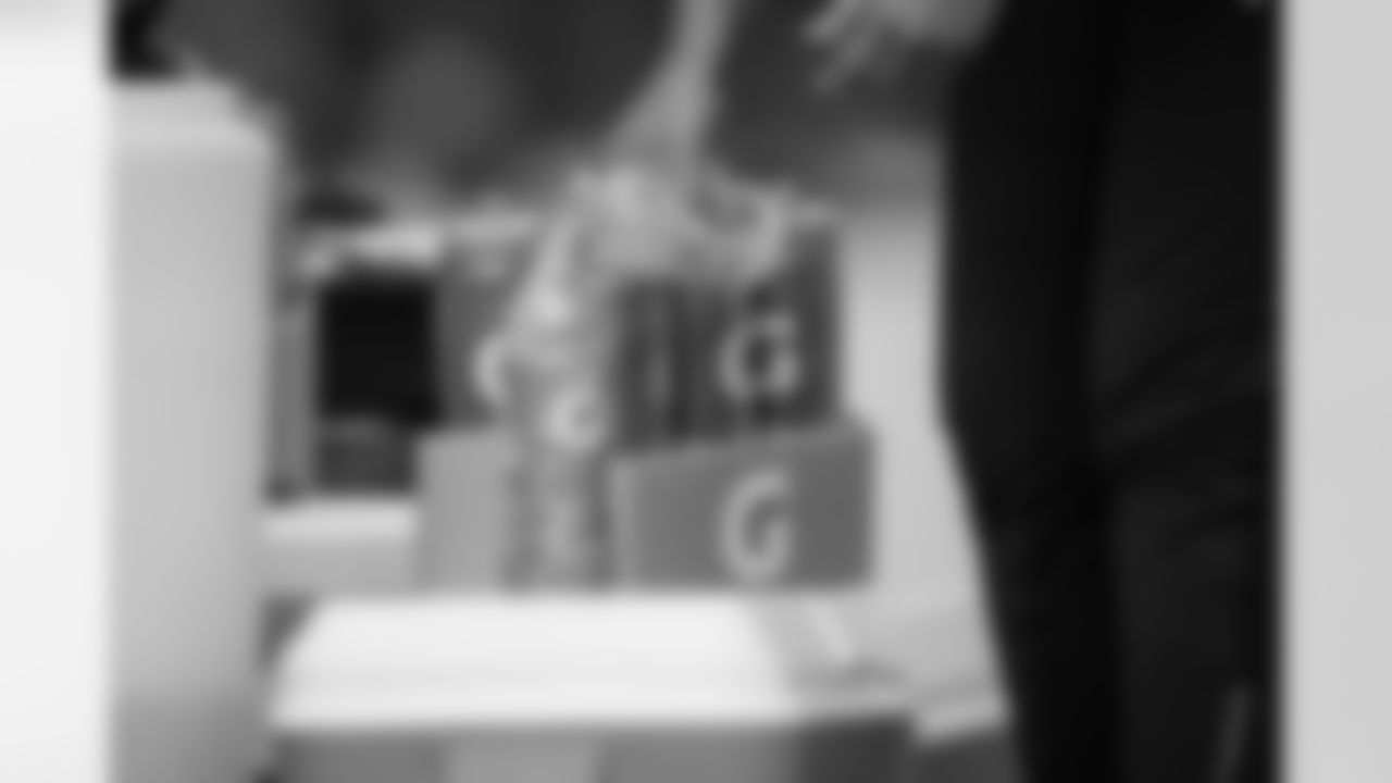 Gatorade during practice at Atlanta Falcons Training Facility in Flowery Branch, Georgia, on Wednesday, December 24, 2025. (Photo by Jay Bendlin/Atlanta Falcons)