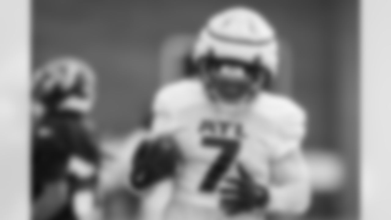 Atlanta Falcons running back Bijan Robinson #7 during practice at Atlanta Falcons Training Facility in Flowery Branch, Georgia, on Thursday, November 20, 2025. (Photo by Jay Bendlin/Atlanta Falcons)