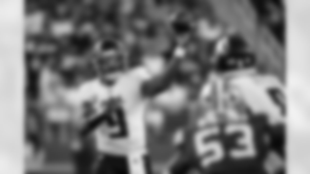 Atlanta Falcons quarterback Michael Penix Jr. #9 throws during the Week 7 Game against the San Francisco 49ers at Levi's Stadium in Santa Clara, California on Sunday, October 19, 2025. (Photo by Donald Miralle/Atlanta Falcons)