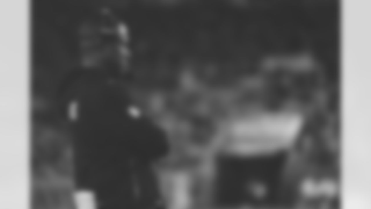 Atlanta Falcons head coach Raheem Morris during the Week 15 Game against the Tampa Bay Buccaneers at Raymond James Stadium in Tampa, Florida on Thursday, December 11, 2025. (Photo by Brandon Magnus/Atlanta Falcons)