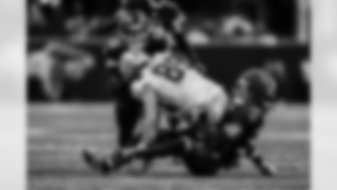 Atlanta Falcons cornerback C.J. Henderson #39 makes a tackle during the Week 18 Game against the New Orleans Saints at Mercedes-Benz Stadium in Atlanta, Georgia on Sunday, January 4, 2026. (Photo by AJ Reynolds/Atlanta Falcons)