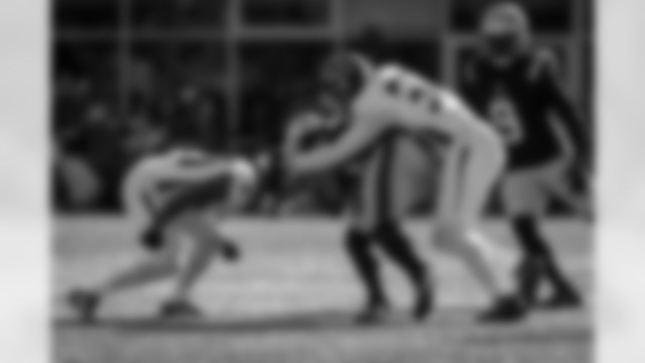 Atlanta Falcons safety Xavier Watts #31 makes a tackle during the first quarter of the Week 9 Game against the New England Patriots at Gillette Stadium in Foxborough, Massachusetts on Sunday, November 2, 2025. (Photo by Taylor McLaughlin/Atlanta Falcons)