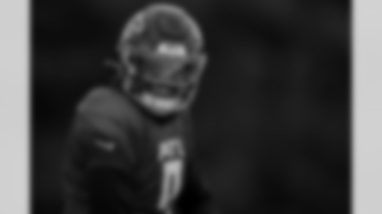 Atlanta Falcons quarterback Michael Penix Jr. #9 during practice at Atlanta Falcons Training Facility in Flowery Branch, Georgia, on Thursday, October 30, 2025. (Photo by Taylor McLaughlin/Atlanta Falcons)