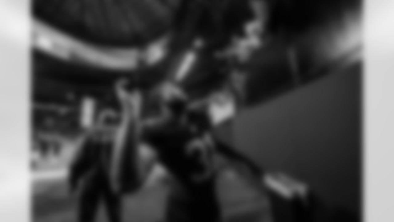 Atlanta Falcons safety Xavier Watts #31 after the Week 17 Game against the Los Angeles Rams at Mercedes-Benz Stadium in Atlanta, Georgia on Monday, December 29, 2025. (Photo by Taylor McLaughlin/Atlanta Falcons)