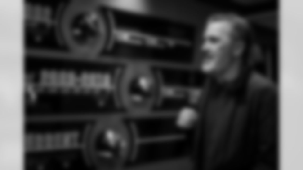 Atlanta Falcons head coach Kevin Stefanski arrives at the Atlanta Falcons Training Facility in Flowery Branch, Ga. on Monday, January 19, 2026. (Photo by Jay Bendlin/Atlanta Falcons)