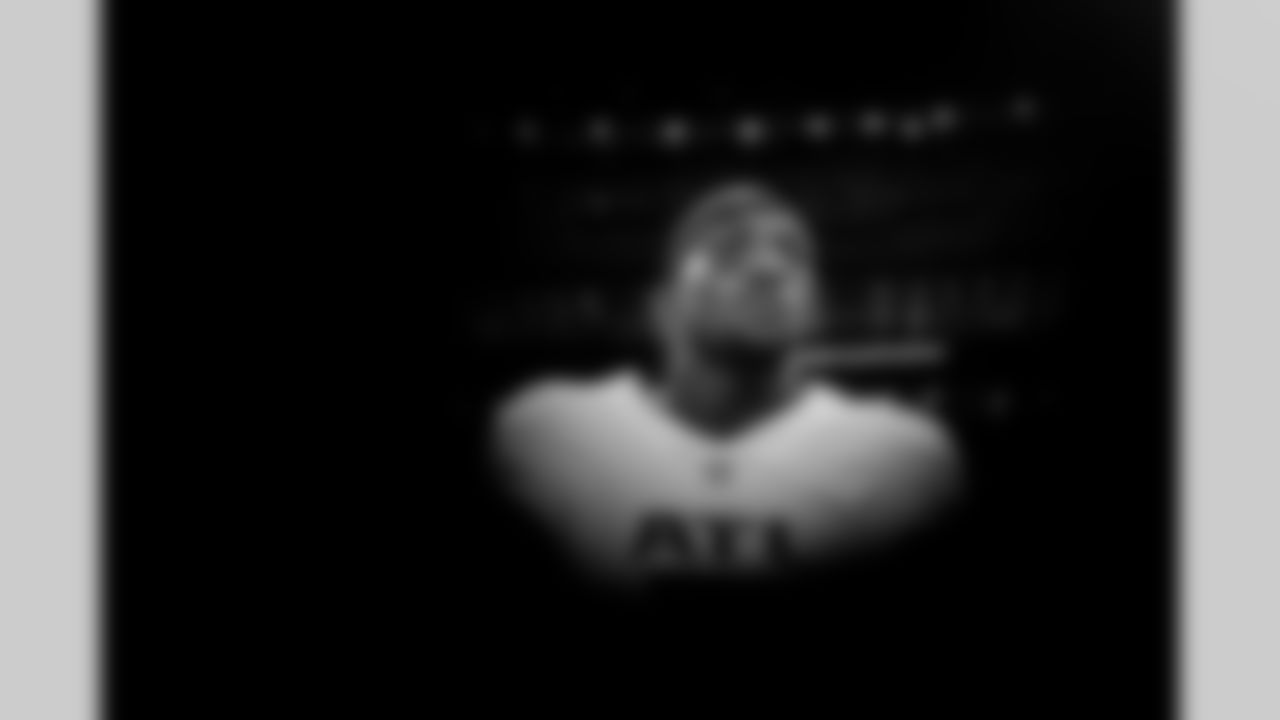 Atlanta Falcons running back Bijan Robinson #7 looks on during the Week 12 Game against the New Orleans Saints at Caesars Superdome in New Orleans, Louisiana on Sunday, November 23, 2025. (Photo by Jay Bendlin/Atlanta Falcons)