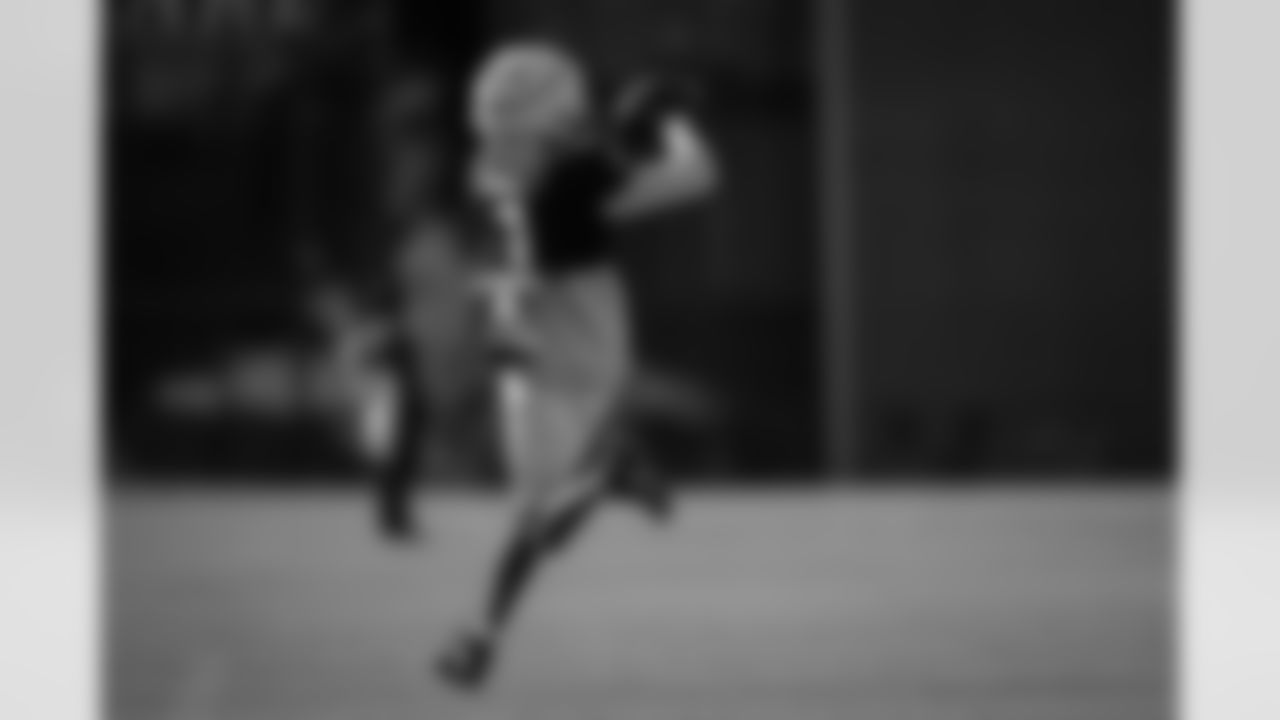 Atlanta Falcons wide receiver Darnell Mooney #1 during practice at Atlanta Falcons Training Facility in Flowery Branch, Georgia, on Thursday, November 13, 2025. (Photo by Taylor McLaughlin/Atlanta Falcons)