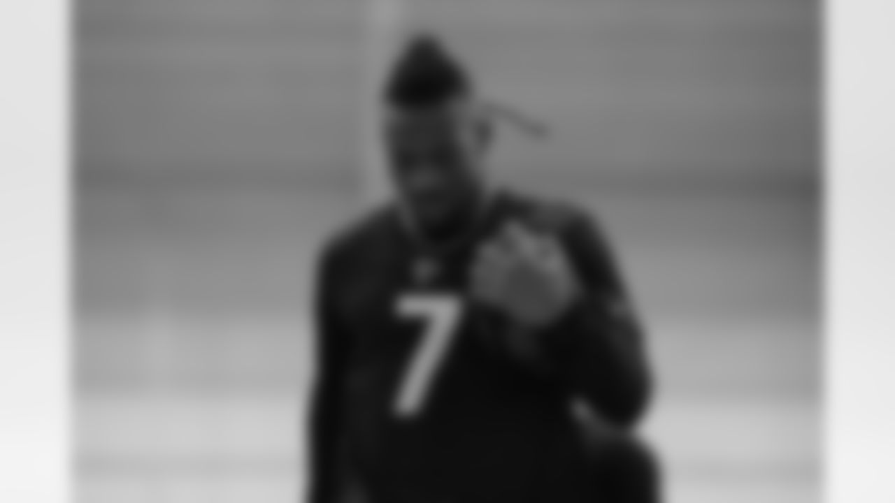 Atlanta Falcons running back Bijan Robinson #7 during a workout during the offseason program at Atlanta Falcons Training Facility in Flowery Branch, Georgia, on Monday, May 12, 2025. (Photo by Jay Bendlin/Atlanta Falcons)