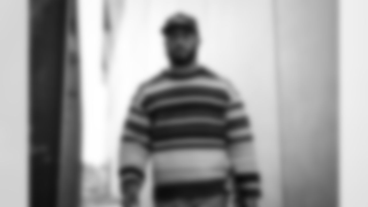 Atlanta Falcons safety Jessie Bates III #3 arrives before the Week 11 Game against the Carolina Panthers at Mercedes-Benz Stadium in Atlanta, Georgia on Sunday, November 16, 2025. (Photo by Jay Bendlin/Atlanta Falcons)