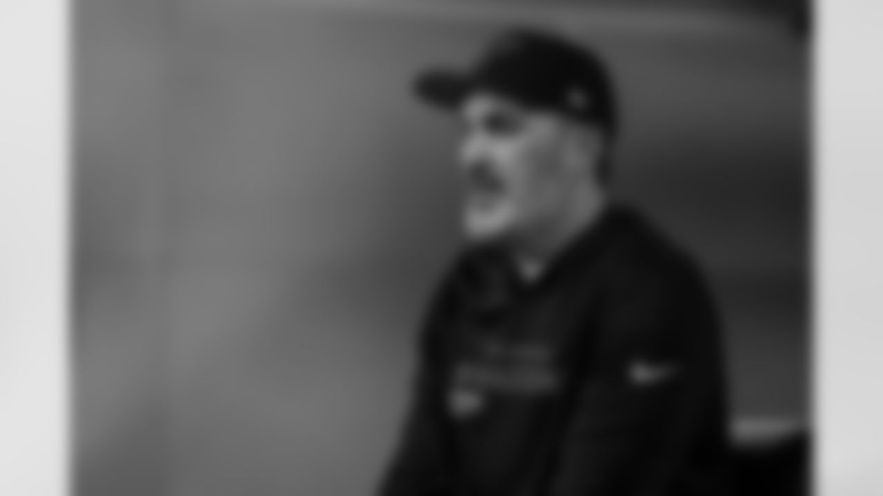 Behind the Scenes of Kevin Stefanski's Interview at the Atlanta Falcons Training Facility in Flowery Branch, Ga. on Wednesday, January 28, 2026. (Photo by Taylor McLaughlin/Atlanta Falcons)