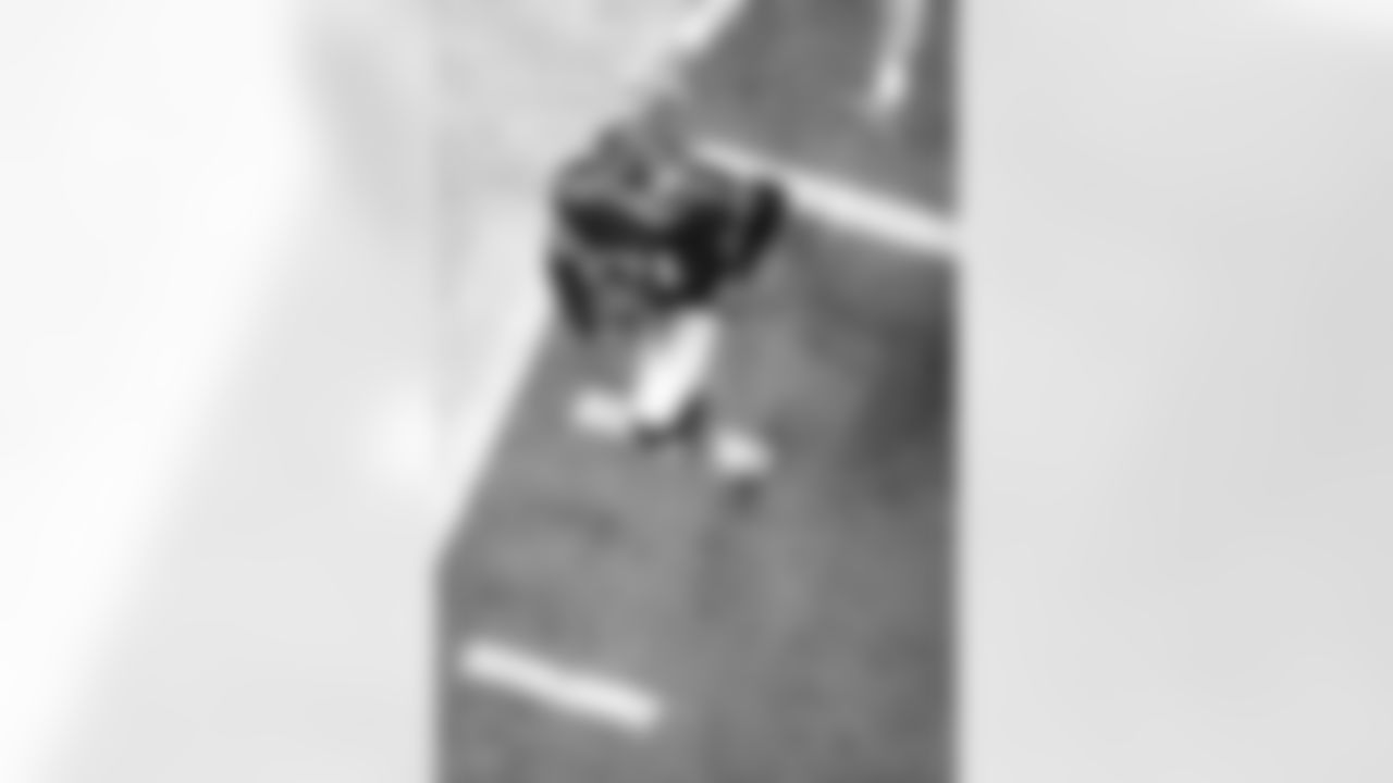 Atlanta Falcons safety Xavier Watts #31 returns an interception during the Week 17 Game against the Los Angeles Rams at Mercedes-Benz Stadium in Atlanta, Georgia on Monday, December 29, 2025. (Photo by Kevin Liles/Atlanta Falcons)