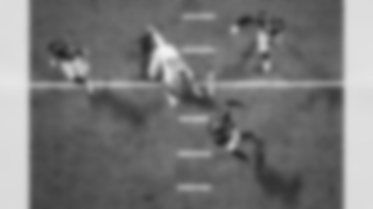 Atlanta Falcons safety Xavier Watts #31 returns an interception during the Week 17 Game against the Los Angeles Rams at Mercedes-Benz Stadium in Atlanta, Georgia on Monday, December 29, 2025. (Photo by Kevin Liles/Atlanta Falcons)