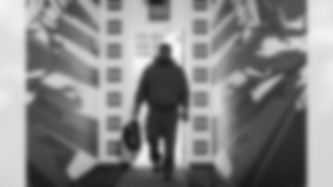 Atlanta Falcons defensive lineman Ruke Orhorhoro #98 arrives before the Week 18 Game against the New Orleans Saints at Mercedes-Benz Stadium in Atlanta, Georgia on Sunday, January 4, 2026. (Photo by Jay Bendlin/Atlanta Falcons)