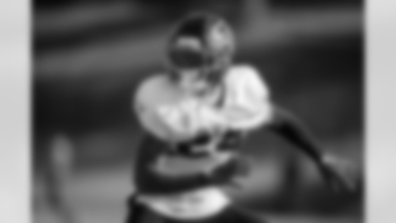 Atlanta Falcons cornerback A.J. Terrell Jr. #24 during practice at Atlanta Falcons Training Facility in Flowery Branch, Georgia, on Thursday, November 13, 2025. (Photo by Taylor McLaughlin/Atlanta Falcons)