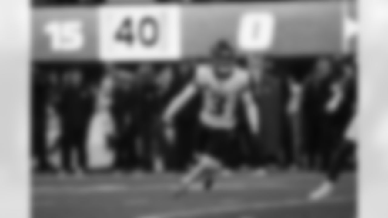 Atlanta Falcons safety Jessie Bates III #3 looks to block during the Week 13 Game against the New York Jets at Metlife Stadium in East Rutherford, New Jersey on Sunday, November 30, 2025. (Photo by Jay Bendlin/Atlanta Falcons)