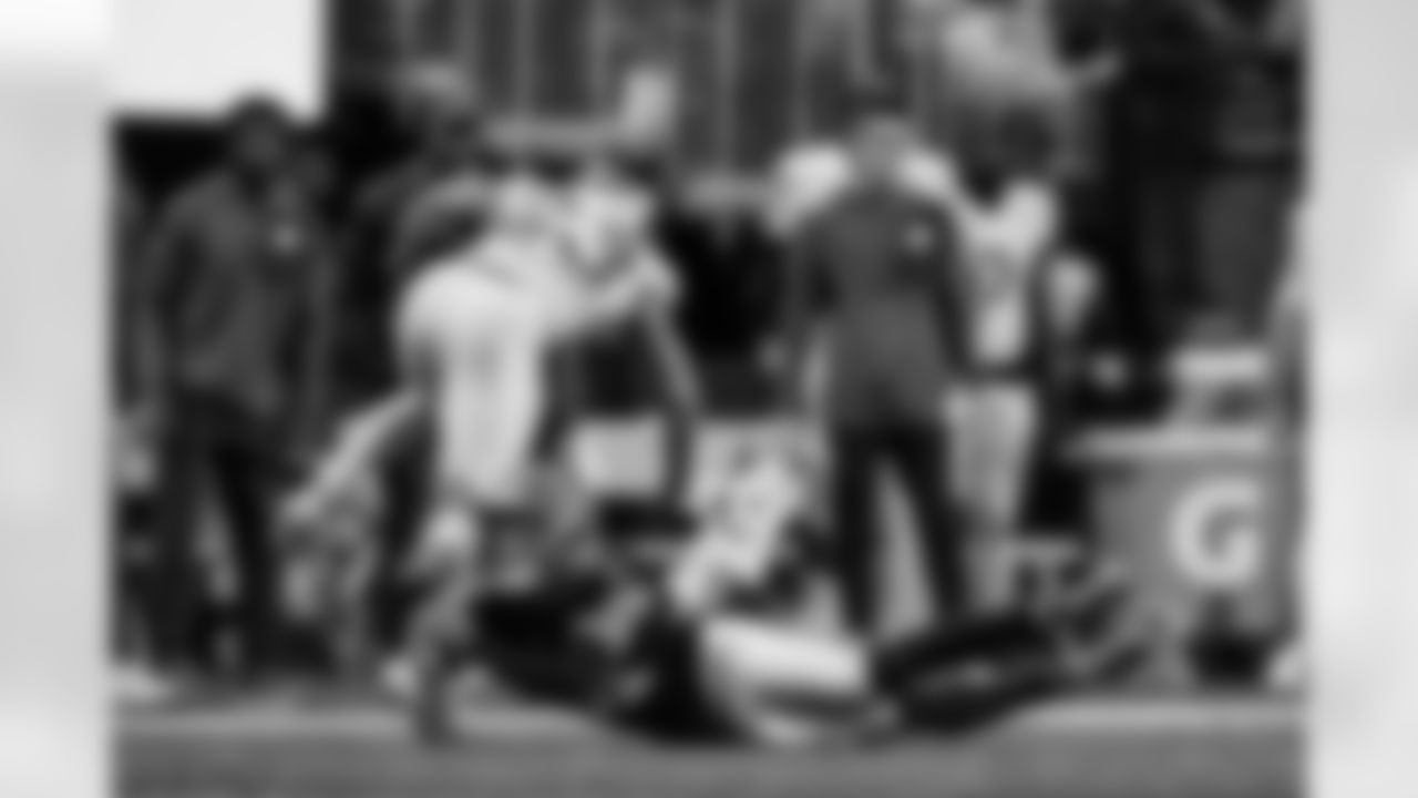 Atlanta Falcons safety Xavier Watts #31 makes a tackle during the Week 17 Game against the Los Angeles Rams at Mercedes-Benz Stadium in Atlanta, Georgia on Monday, December 29, 2025. (Photo by Taylor McLaughlin/Atlanta Falcons)