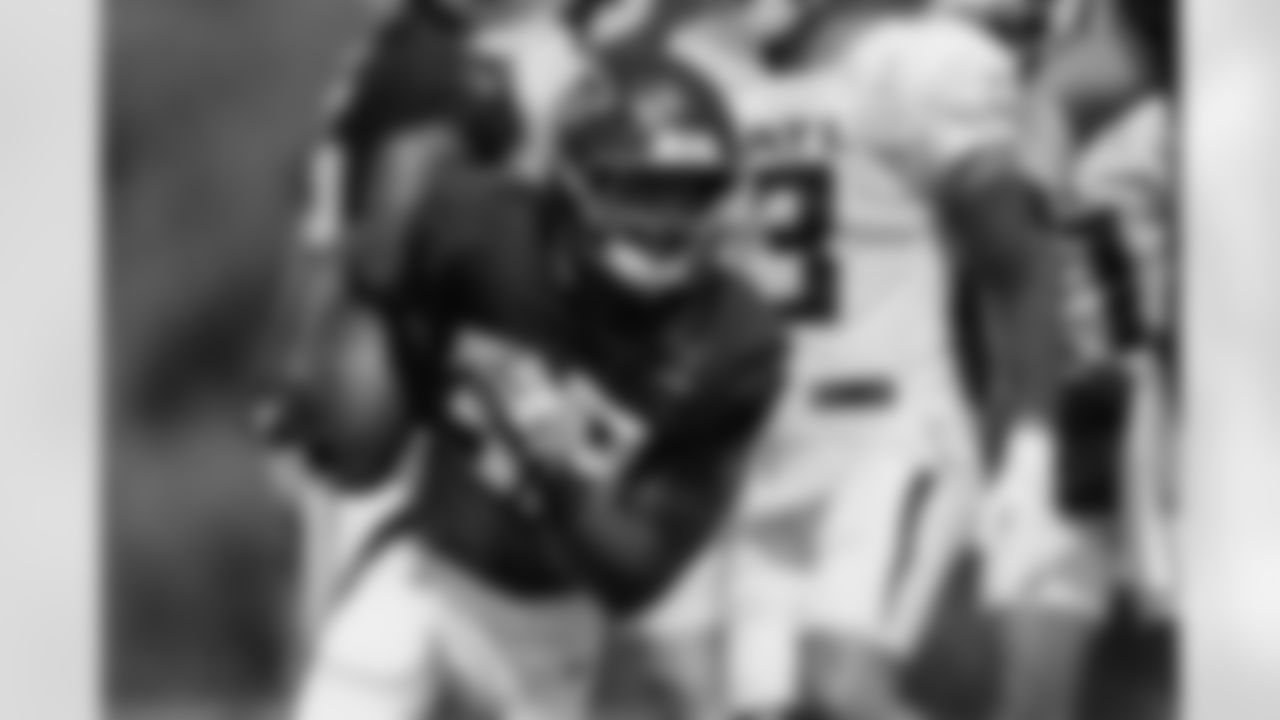 Atlanta Falcons running back Nathan Carter #38 during practice at AT&T Training Camp at Atlanta Falcons Training Facility in Flowery Branch, Georgia, on Wednesday, August 20, 2025. (Photo by Jay Bendlin/Atlanta Falcons)