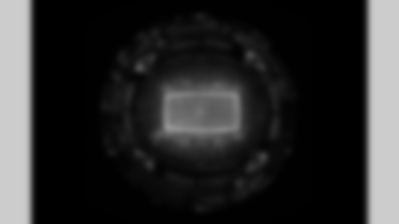 A view from the roof during the Week 1 Game against the Tampa Bay Buccaneers at Mercedes-Benz Stadium in Atlanta, Ga. on Sunday, September 7, 2025. (Photo by Brandon Magnus/Atlanta Falcons)