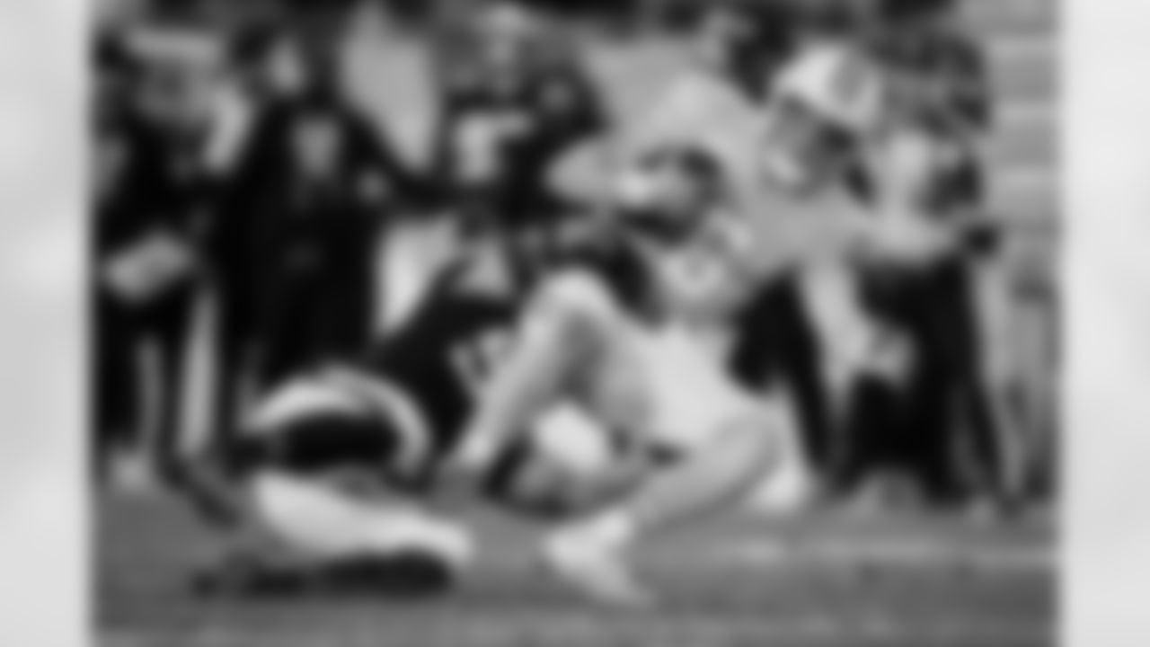 Atlanta Falcons inside linebacker Kaden Elliss #55 gets a sack during the Week 15 Game against the Tampa Bay Buccaneers at Raymond James Stadium in Tampa, Florida on Thursday, December 11, 2025. (Photo by Mitch Martin/Atlanta Falcons)