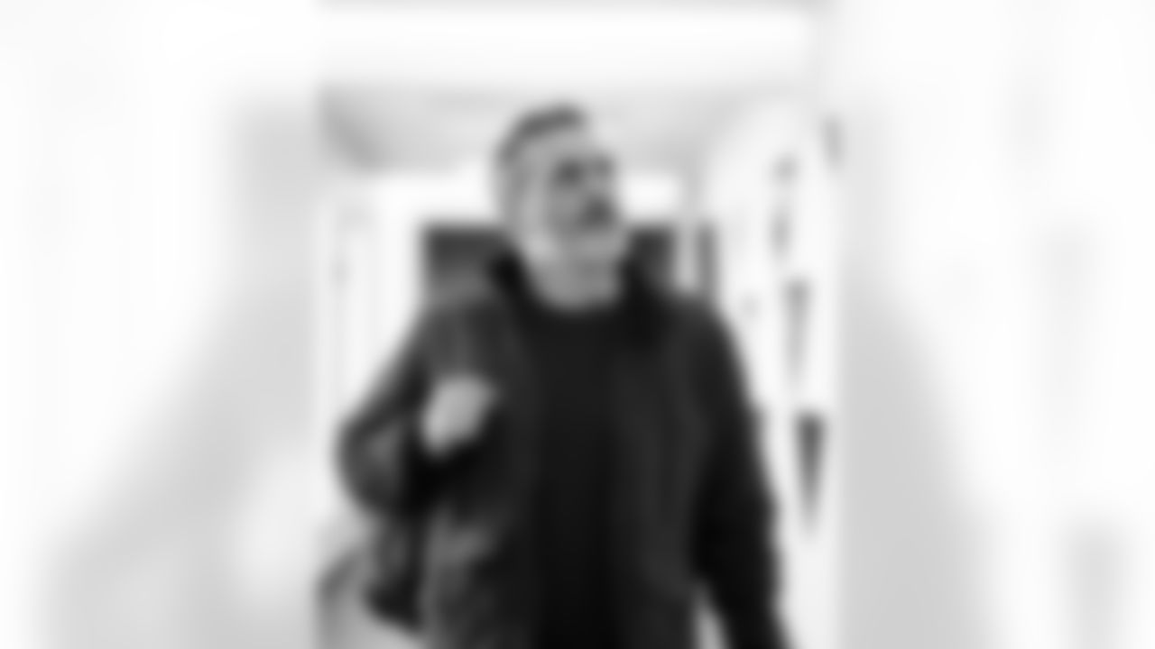 Atlanta Falcons head coach Kevin Stefanski arrives at the Atlanta Falcons Training Facility in Flowery Branch, Ga. on Monday, January 19, 2026. (Photo by Jay Bendlin/Atlanta Falcons)