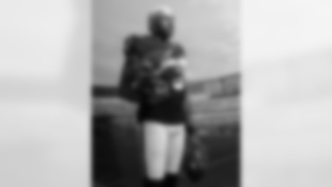 Atlanta Falcons quarterback Michael Penix Jr. #9 poses for a portrait at the Atlanta Falcons Training Facility in Flowery Branch, Ga. on Friday, May 6, 2025. (Shanna Lockwood/Atlanta Falcons)